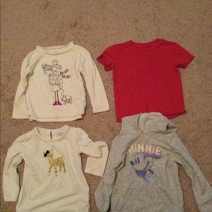 4 baby outfits.
